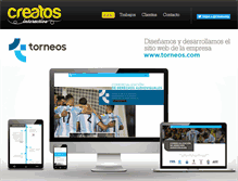 Tablet Screenshot of creatos.com